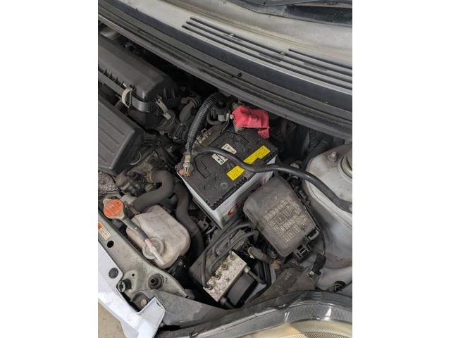 ダイハツ/ミライース　バッテリー交換　出先でエンジンがかからない、エンジンがかかりにくい　こういったお車の不具合も55分スーパー車検にお任せ下さい！北九州市、八幡西区、八幡東区、中間市、直方市、宗像市等多くの地域からご来店有り！