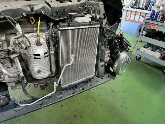 ダイハツ　キャスト　その他修理・整備　エアコン　修理　田川　田川市