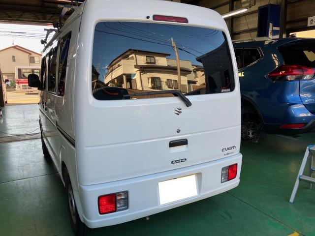 スズキ　エブリイ　車検　整備　車検見積もり　安い　代車　分かりやすい　早い　福岡市　南区　城南区　早良区　中央区　西区　博多区　東区　那珂川市　春日市　大野城市　太宰府市　糸島市　筑紫野市　志免町　粕屋町　須恵町　他地域も大歓迎です！