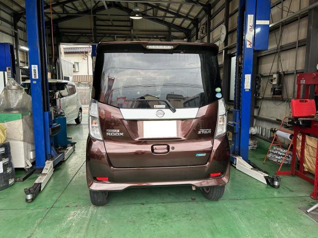 日産　ルークス　車検　整備　車検見積もり　安い　代車　分かりやすい　早い　福岡市　南区　城南区　早良区　中央区　西区　博多区　東区　那珂川市　春日市　大野城市　太宰府市　糸島市　筑紫野市　志免町　粕屋町　須恵町　他地域も大歓迎です！