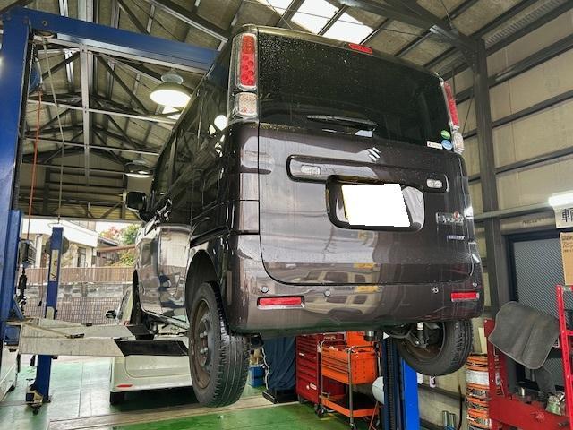 スズキ　スペーシア　車検整備　車検見積もり　安い　代車　分かりやすい　早い　福岡市　南区　城南区　早良区　中央区　西区　博多区　東区　那珂川市　春日市　大野城市　太宰府市　糸島市　筑紫野市　志免町　粕屋町　須恵町　他地域も大歓迎！