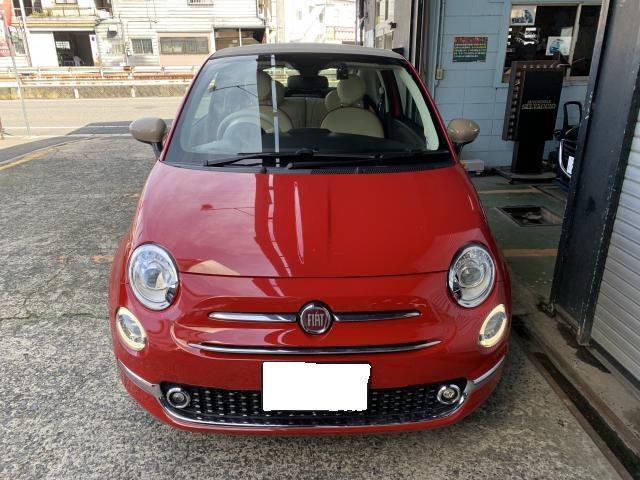 ５００Ｃ　カーナビ・ETC・ドラレコ取付  バックカメラ取替　北九州市八幡西区