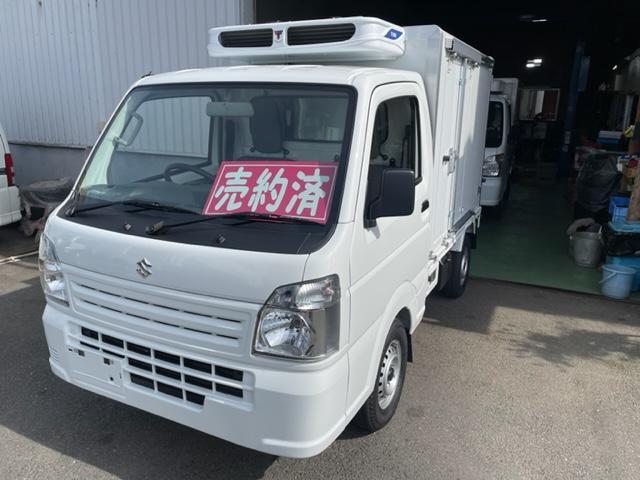 スズキ　キャリィ　冷凍車　スノコ取付