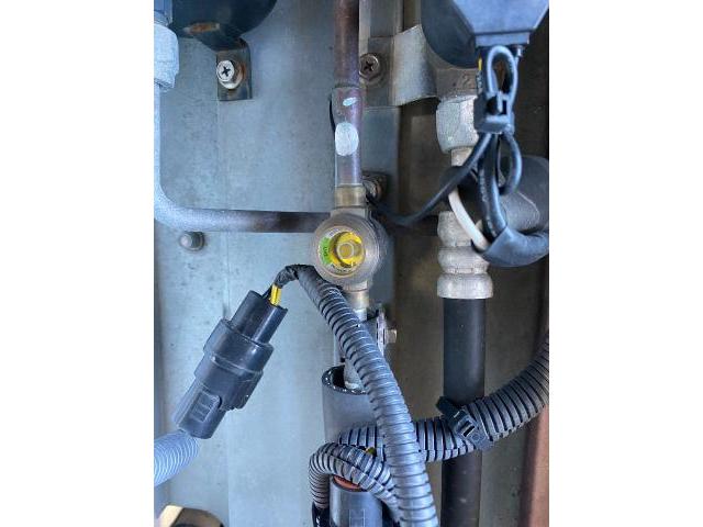 ダイハツ　ハイゼットトラック　冷凍機配管クリーニング　検索用：　ハイゼットトラック冷凍　　スズキキャリートラック冷凍車　キャリー冷凍車　低温冷凍車　2コンプレサー　2コンプレッサー冷凍車　冷凍車