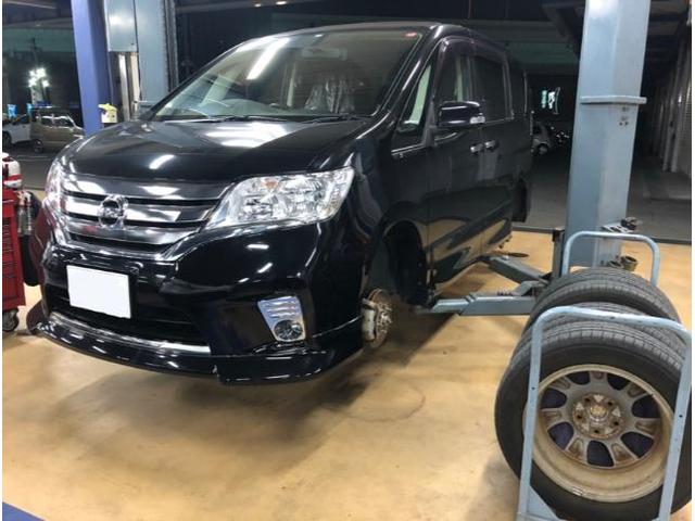 日産セレナ　車検整備