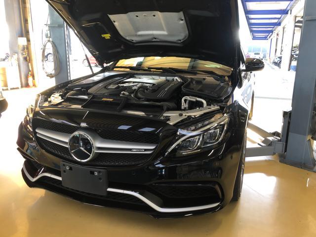 BENZ AMG C63 オイル交換