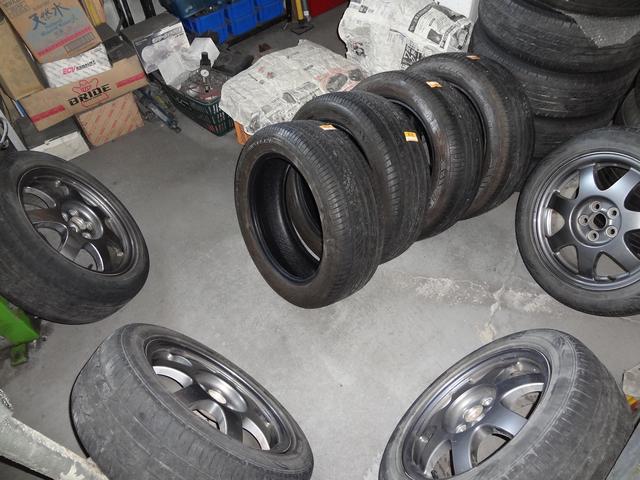 タイヤ交換　ホイールバランス調整　中古タイヤ　組換　入れ替え　195/55R16　糟屋郡　篠栗町　福岡市　飯塚