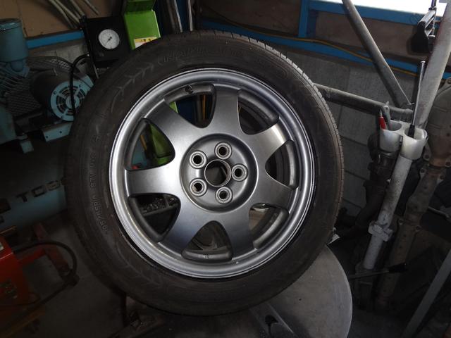 タイヤ交換　ホイールバランス調整　中古タイヤ　組換　入れ替え　195/55R16　糟屋郡　篠栗町　福岡市　飯塚