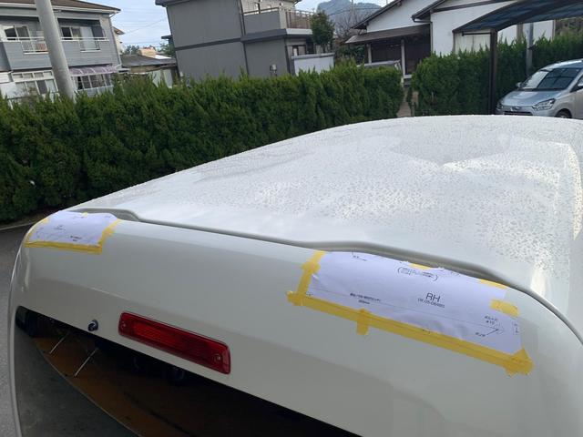 ダイハツ　ハイゼットカーゴ　リヤスポイラー取付　持込み加工　福岡市西区　福岡市早良区　福岡県糸島市　エアロ取付