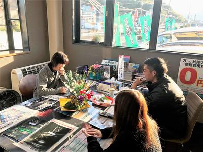 アットホームな空間造り