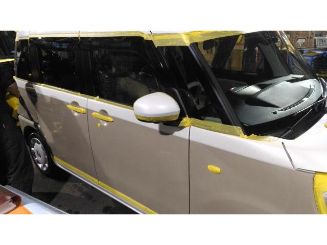 新車　ムーブキャンバス　ガラスコーティング　自動車　新車　中古車販売の事なら　ｍｅコーポレーション　北九州市　八幡西区　八幡東区　小倉北区　小倉南区　戸畑区　若松区　門司区　中間市　直方市　遠賀町　他地域のお客様も大歓迎です！