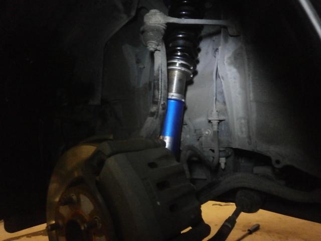 UZZ40 ソアラ　車高調　取り付け