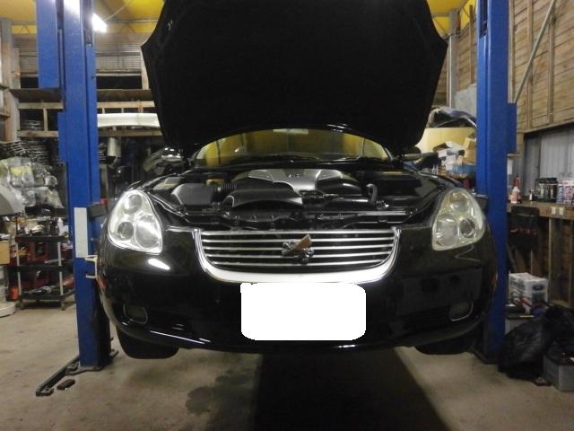 UZZ40 ソアラ　車高調　取り付け