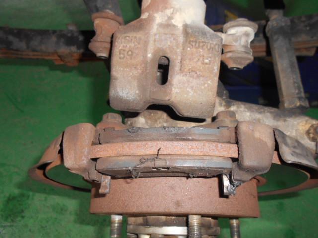 JA11 ジムニーフロントパット交換　車検入庫！！