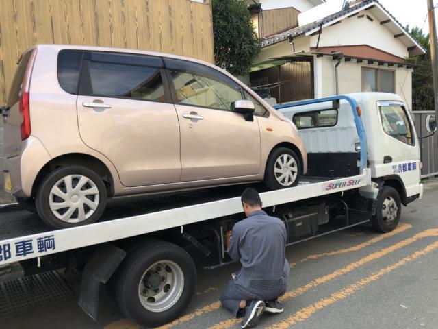 ダイハツ ムーヴ エンジン不調 レッカー引き取り (福岡県 小郡市)