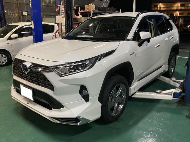 新型RAV4　アンダーコートマフラーコート　小郡市　基山　筑紫野　朝倉　甘木　久留米　福岡県　他地域の方も大歓迎です！　小郡車輌　本店