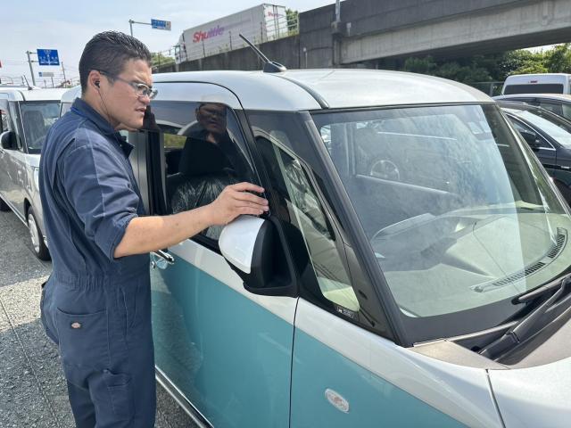 LA800S ムーヴキャンバス サイドバイザー取り付け 小郡市 基山 LA800S ムーヴキャンバス サイドバイザー取り付け 小郡市 基山