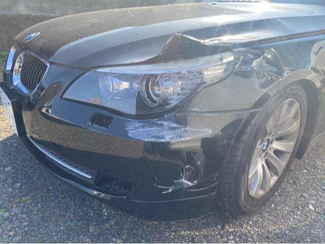 BMW530  板金修理　仕上がりに自信あり！ 輸入車OK  傷の大小に関わらずご相談ください