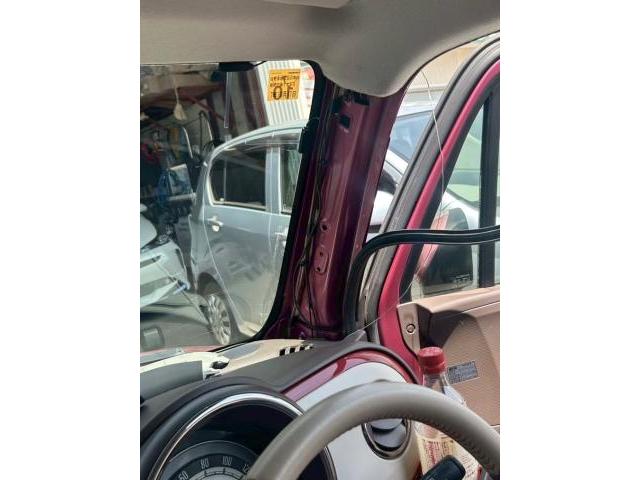 スズキ　アルトラパン　フロントドラレコ取付　保険屋さんのドラレコ取付承っております！　ドラレコ付け替えもお任せください　代車無料　土日作業　お気軽にお電話ください