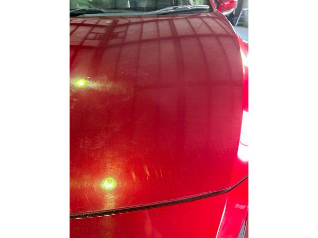 マツダ　デミオ　ボンネット磨き 福岡市　博多区　東区　南区　中央区　春日市　大野城市　太宰府市　粕屋町　志免町　那珂川市　他地域のお客様も大歓迎です！