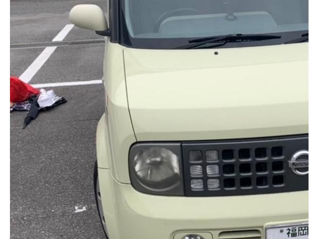 日産 Z11 キューブ ヘッドライトコーティング ヘッドライト磨き 日産 Z11 キューブ ヘッドライトコーティング ヘッドライト磨き