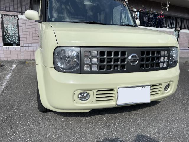 日産 Z11 キューブ ヘッドライトコーティング ヘッドライト磨き 日産 Z11 キューブ ヘッドライトコーティング ヘッドライト磨き