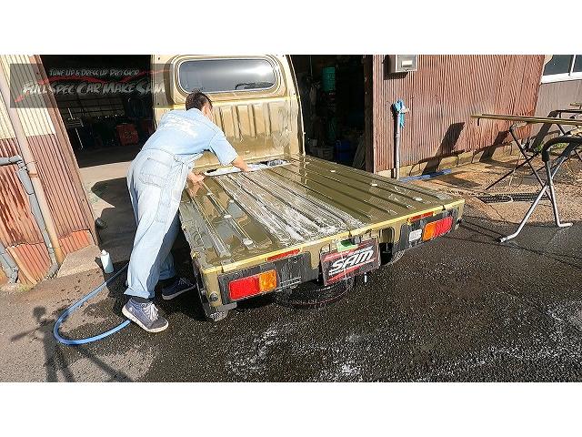 新車の　ピクシストラック　ラプターライナー塗装　ハイゼット　大分県　福岡県　熊本県　長崎県　宮崎県　鹿児島県　山口県　広島県　愛媛県　大分県大分市　福岡県福岡市　熊本県熊本市　佐賀県佐賀市　宮崎県宮崎市　大分県日田市