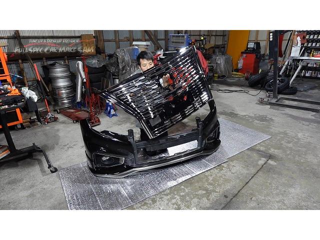 後編　Ｅ５２　エルグランド　顔面スワップ　後期化　後期グリル　補修　鈑金塗装　大分県　福岡県　熊本県　長崎県　宮崎県　鹿児島県　山口県　広島県　愛媛県　大分県大分市　福岡県福岡市　熊本県熊本市　大分県日田市　ＳＯＤ－１