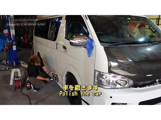 事故した群馬の　ハイエース　アクスルベアリング　ホイル修正　ｶｰﾎﾞﾝボンネット補修　車検　大分県　福岡県　熊本県　長崎県　宮崎県　鹿児島県　山口県　広島県　愛媛県　大分県大分市　福岡県福岡市　大分県日田市　ＳＯＤ－１