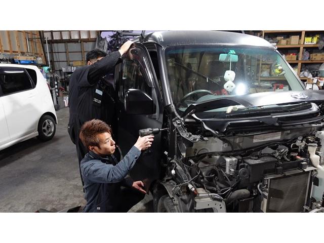 後編　鹿と喧嘩した　ハイゼット　修理　鈑金塗装　事故修理　鈑金　塗装　ピクシスバン　ハイゼットカーゴ　大分県　福岡県　熊本県　長崎県　宮崎県　鹿児島県　山口県　広島県　愛媛県　大分県大分市　福岡県福岡市　大分県日田市　ＳＯＤ－１