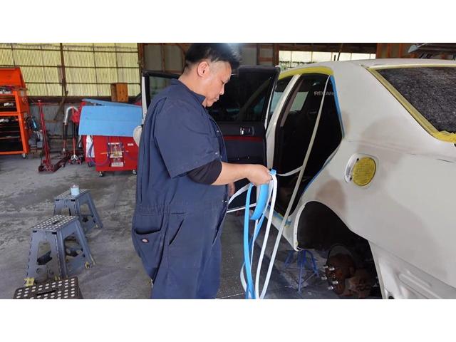 その２　ＪＺＸ１１０　マーク２　オールペイント　サフェーサー塗装編　全塗装　鈑金塗装　塗装　鈑金　板金　マークⅡ　大分県　福岡県　熊本県　長崎県　宮崎県　鹿児島県　山口県　広島県　愛媛県　大分県大分市　福岡県福岡市　大分県日田市　ＳＯＤ－１