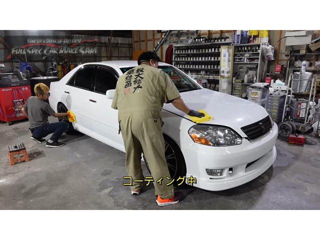 ＪＺＸ１１０　マーク２　オールペイント　完結編　ボディー磨き　ごみ取り　肌調整　ノーヴァガラスフレーク　大分県　福岡県　熊本県　長崎県　宮崎県　鹿児島県　山口県　広島県　愛媛県　大分県大分市　福岡県福岡市　大分県日田市　ＳＯＤ－１