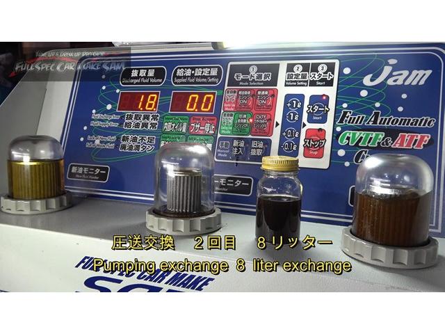 広島県から２度目の来店　８０ヴォクシー　ＣＶＴＦ圧送交換　エアコンフラッシング　トルコン太郎　ＡＴＦ交換　大分県　福岡県　熊本県　長崎県　宮崎県　鹿児島県　山口県　広島県　愛媛県　大分県大分市　福岡県福岡市　大分県日田市　ＳＯＤ－１