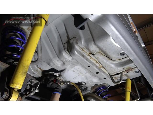 Ｌ４０５Ｓ　ソニカ　前回オールペン時に指摘した　下回りの錆転換　塗装　サンドブラスト　錆取り　下塗り　　大分県　福岡県　熊本県　長崎県　宮崎県　鹿児島県　山口県　広島県　愛媛県　大分県大分市　福岡県福岡市　大分県日田市　ＳＯＤ－１