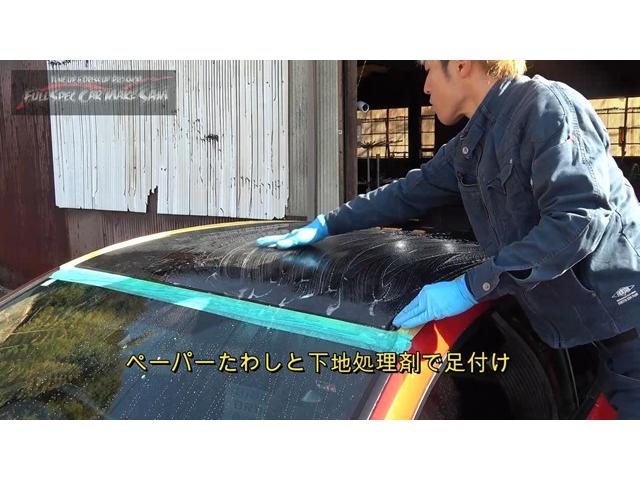 ＧＲヤリス　カーボンラッピング剥がし　カーボンルーフ　クリア塗装　大分県　福岡県　熊本県　長崎県　宮崎県　鹿児島県　山口県　広島県　愛媛県　大分県大分市　福岡県福岡市　大分県日田市　ＳＯＤ－１