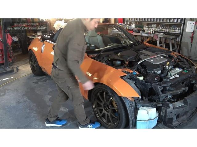 事故修理　Ｚ３３　フェアレディＺ　オールペイント　鈑金塗装　ＨＺ３３　フェアレディＺコンバーチブル　大分県　福岡県　熊本県　長崎県　宮崎県　鹿児島県　山口県　広島県　愛媛県　大分県大分市　福岡県福岡市　大分県日田市　ＳＯＤ－１