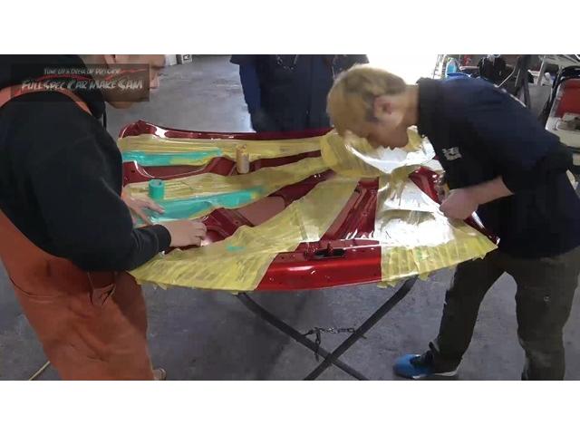 中編　事故修理　ＨＺ３３　フェアレディーＺ　オールペイント　全塗装　日章旗　大分県　福岡県　熊本県　長崎県　宮崎県　鹿児島県　山口県　広島県　愛媛県　大分県大分市　福岡県福岡市　大分県日田市　ＳＯＤ－１