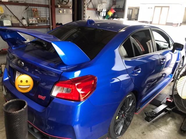 WRX　sti キャタライザー　交換　触媒　マフラー　持込　取付　廃車　買取　注文販売　カーアクト大分　大分市　修理　車検　整備　ドライブレコーダー　フロントガラス　アライメント　キズ　ヘコミ　フォレスター　レヴォーグ　レガシィ　ステラ　