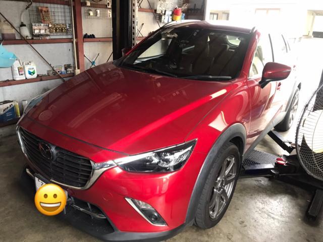 CX-3　メンバーカラー　リジカラ　取付　持込　廃車　買取　注文販売　キズ　ヘコミ　タイヤ　オイル　バッテリー　マフラー　カーアクト大分　大分市　修理　交換　車検　整備　CX-5　デミオ　アクセラ　アテンザ　プレマシー　MPV　スクラム　