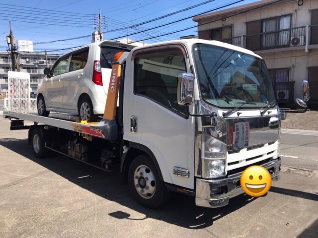 タント　レッカー作業　廃車　買取　レンタカー