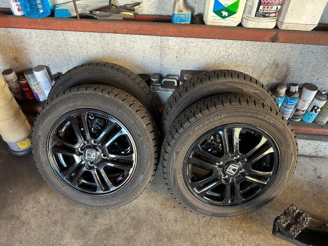 ホンダ　Ｎ－ＢＯＸカスタム　ホイール　タイヤ　交換　持ち込み　スタッドレスタイヤ　付け替え　大分　アマゾン　車　楽天　高価　バッテリー　買取　　キズ　廃車　ヘコミ　事故　カーアクト大分　故障　修理　不動車　パンク　レッカー搬送