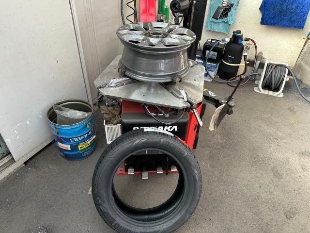 フィアット　５００　ホイール　タイヤ　ヘコミ　交換　持ち込み　車　買取　カーアクト大分　廃車　修理　事故　フロントガラス　故障　アライメント　キズ　不動車　