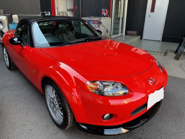 マツダ　ロードスター　全塗装　北九州市　小倉北区　小倉南区　戸畑区　八幡西区　八幡東区　門司区　若松区