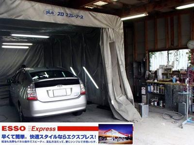 安心の自社板金修理工場完備！