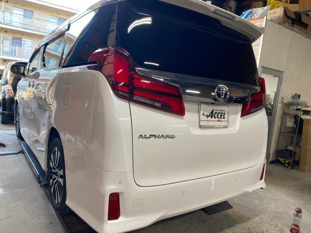 トヨタ　アルファード　モデリスタエアロ取付 スポイラー サイドパネル 外装パーツ交換、取付 整備 大野城市 春日市 筑紫野市 太宰府市 福岡市 南区 博多区 中央区 城南区 福岡 佐賀 長崎 大分 熊本 鹿児島 宮崎 九州