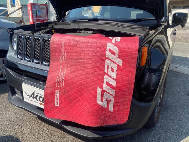 クライスラー・ジープ　ジープ・レネゲード　メンテナンス・日常点検 バッテリー交換 整備 大野城市 春日市 筑紫野市 太宰府市 福岡市 南区 博多区 中央区 城南区 福岡 佐賀 長崎 大分 熊本 鹿児島 宮崎 九州