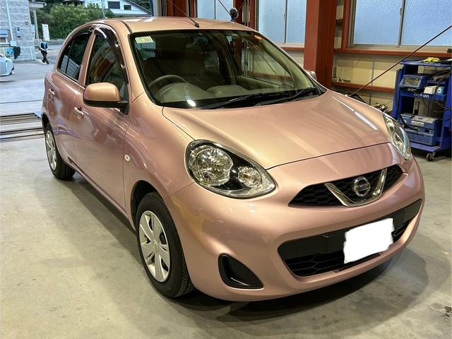 日産　マーチ　車検