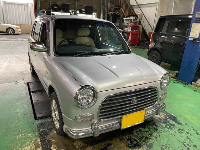 ダイハツ ミラジーノ オイル漏れ修理 車検 整備 中古車販売 持込部品 福岡県 福岡
