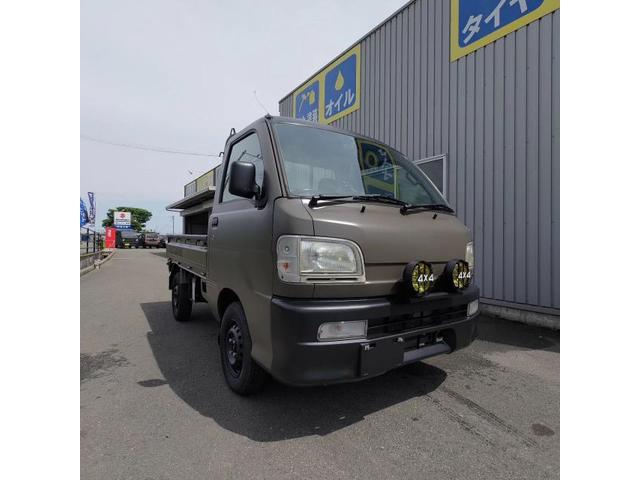 ダイハツ　ハイゼットトラック　マッドカラーにオールペンさせて頂きました！【　異音改善　整備　福岡県　福岡市　東区　博多区　中央区　西区　南区　早良区　城南区　糟屋郡　須恵町　粕屋町　志免町　宇美町】