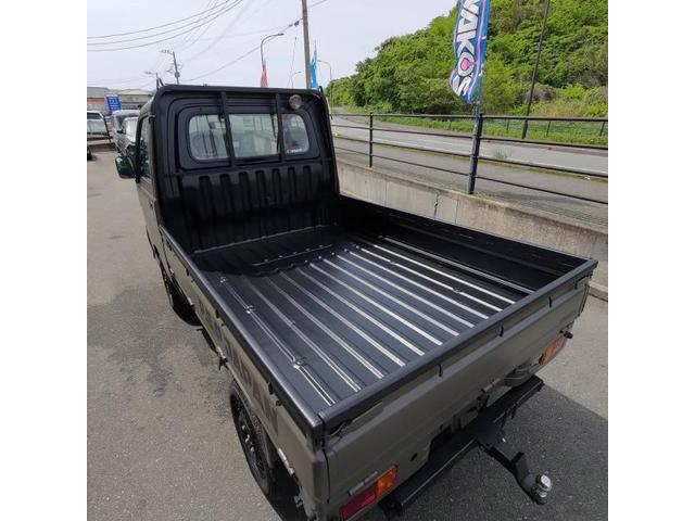 ダイハツ　ハイゼットトラック　マッドカラーにオールペンさせて頂きました！【　異音改善　整備　福岡県　福岡市　東区　博多区　中央区　西区　南区　早良区　城南区　糟屋郡　須恵町　粕屋町　志免町　宇美町】